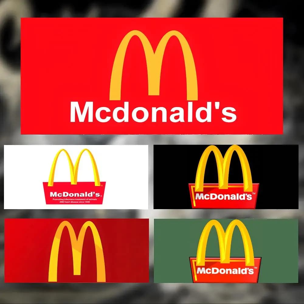 Brand Fastfood M-MCDONALD Mouse Pad Large Thick Desk Pad Stitched Edges Gaming Mouse Mat for PC
