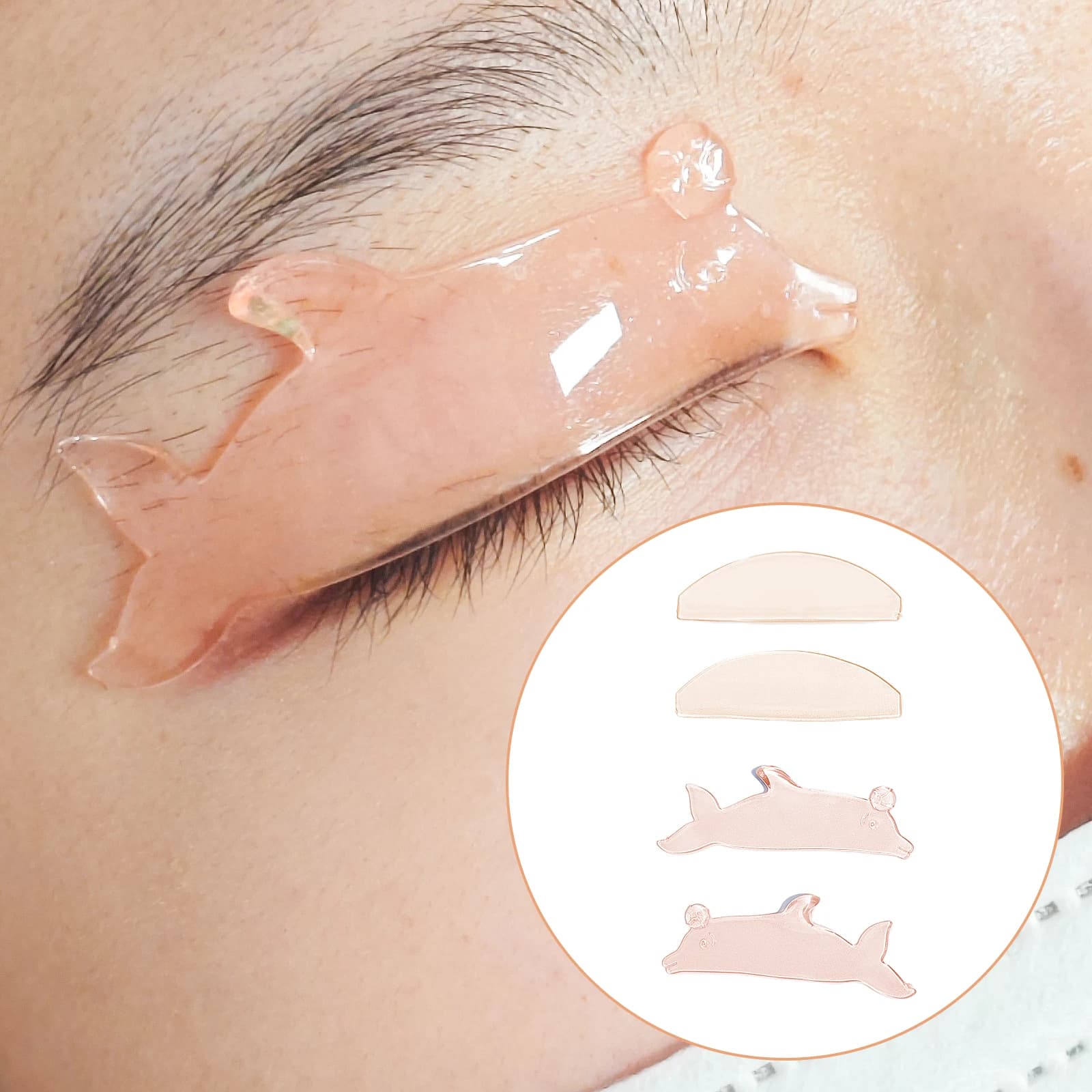 Dauphin Dauphin Korea 1 Pair Silicone Eyelashes Perming Rod Lash Lift Tape Lash Awesome Pad Eyelash Curling Iron Makeup Tool