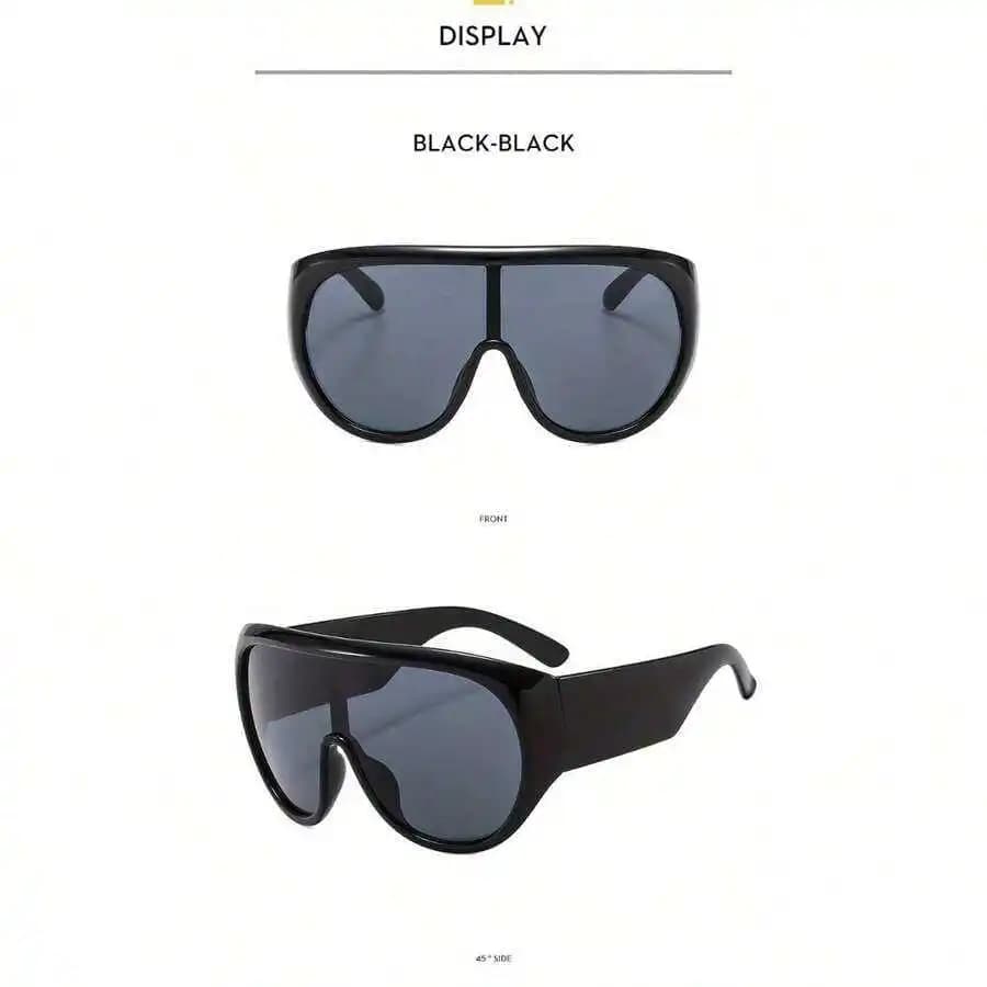 Large Frame Shield Sunglasses For Men And Women UV400 Protection Outdoor Sport Fashion