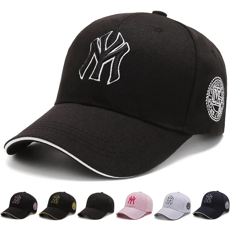 Berretti da baseball casual unisex 1PC lettera ricamo cappelli hip-hop primavera autunno berretti da camionista regolabili per esterni cappello per protezione solare
