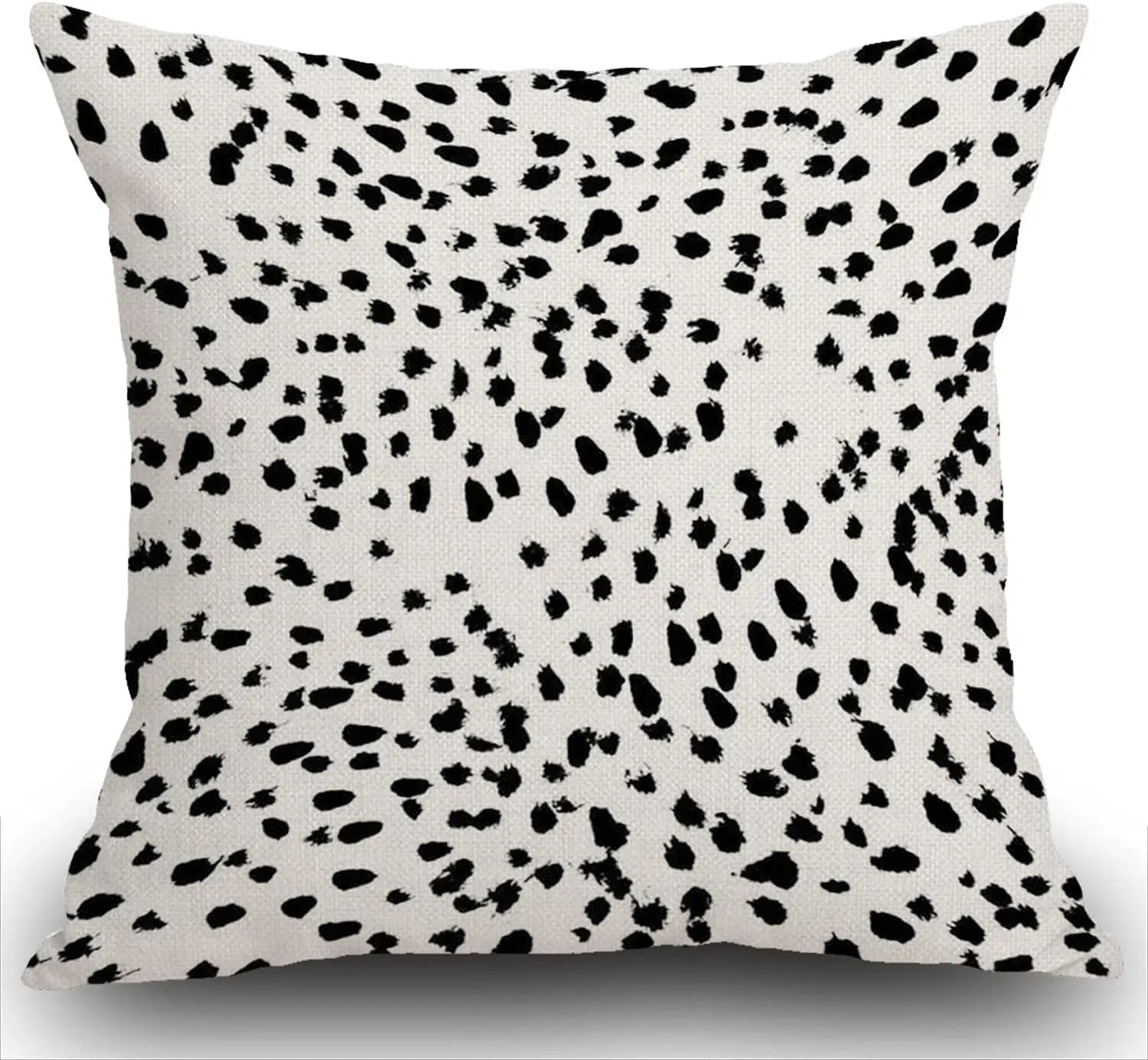 Dalmatian Spots Double-Sided Pillow Case Animal Pattern Decorative Cushion Cover Print Home Decor for Couch Bed Sofa Room