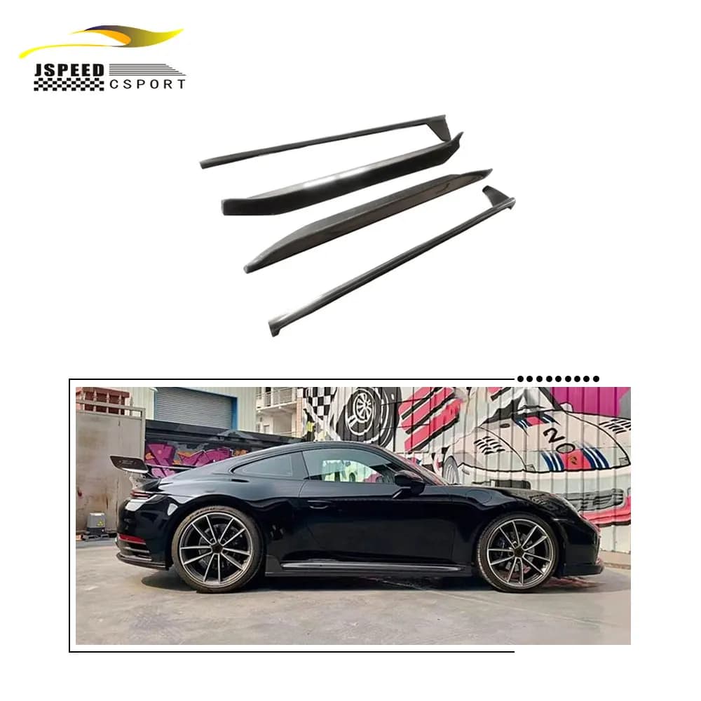 Suitable for carbon fiber side miniskirts are suitable for Porsche 992 2020+