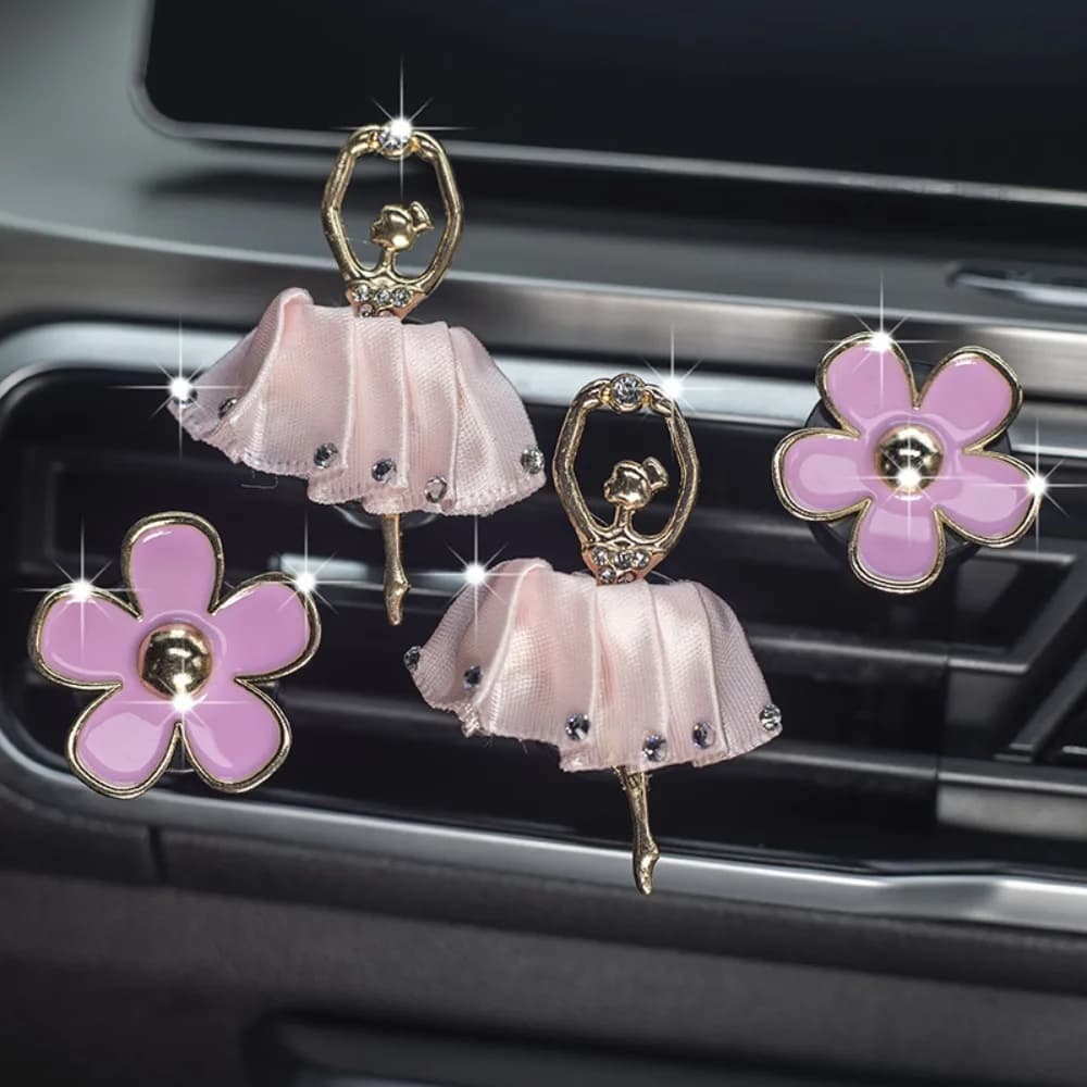 Perfume Clip for Car Air Intake Daisy Interior Decoration Car Deodorant Accessories Air Conditioning Clip for Flower aromatherapy