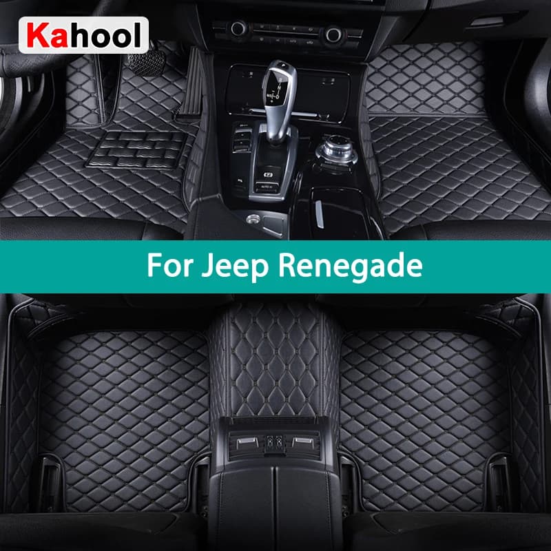 KAHOOL custom car mats for Jeep Renegade Car Mats Foot Coche Accessories