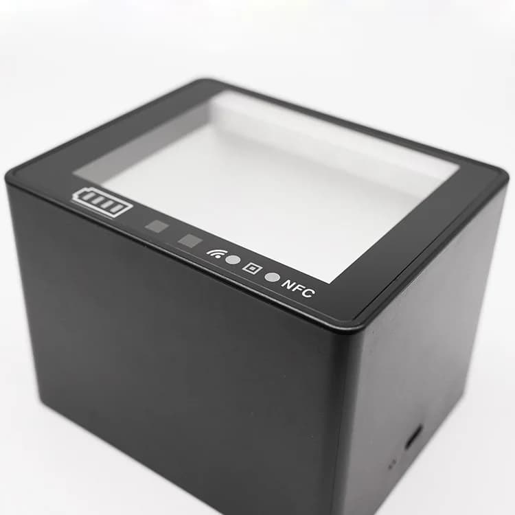 Terminale desktop DCS20N per controllo accessi, macchina self-service per passaggi a controllo, macchina per passaporti, lettore di codici, supporto per scorrimento schede e NFC