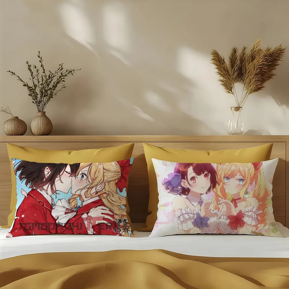 Watashi no Oshi wa Akuyaku Reijou cushion cover Sofa living Room Office Rectangle Pillow Home Coffee Shop Bedding Hit product