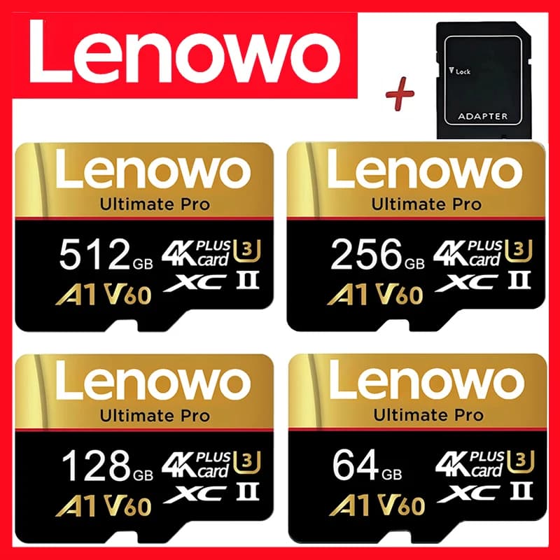 Premium Memory Card 512GB Micro TF SD Card 128GB SD Cards 64GB TF Cards 16GB V60 UHS-I Class 10 for Drone/Smart TV/Desktop