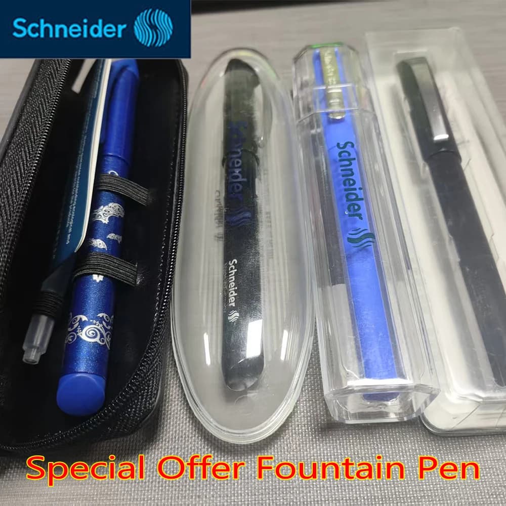 1PC Schnerider Fountain Pen Warehouse Promotion It Is A Brand New Pen with Slight Scratches on The Packaging School Stationery