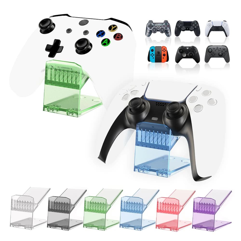 Supporto per staffa per controller di gioco Supporto per cuffie da gioco salvaspazio Rack di stoccaggio Supporto per gamepad per PS4/PS3/Xbox/Switch