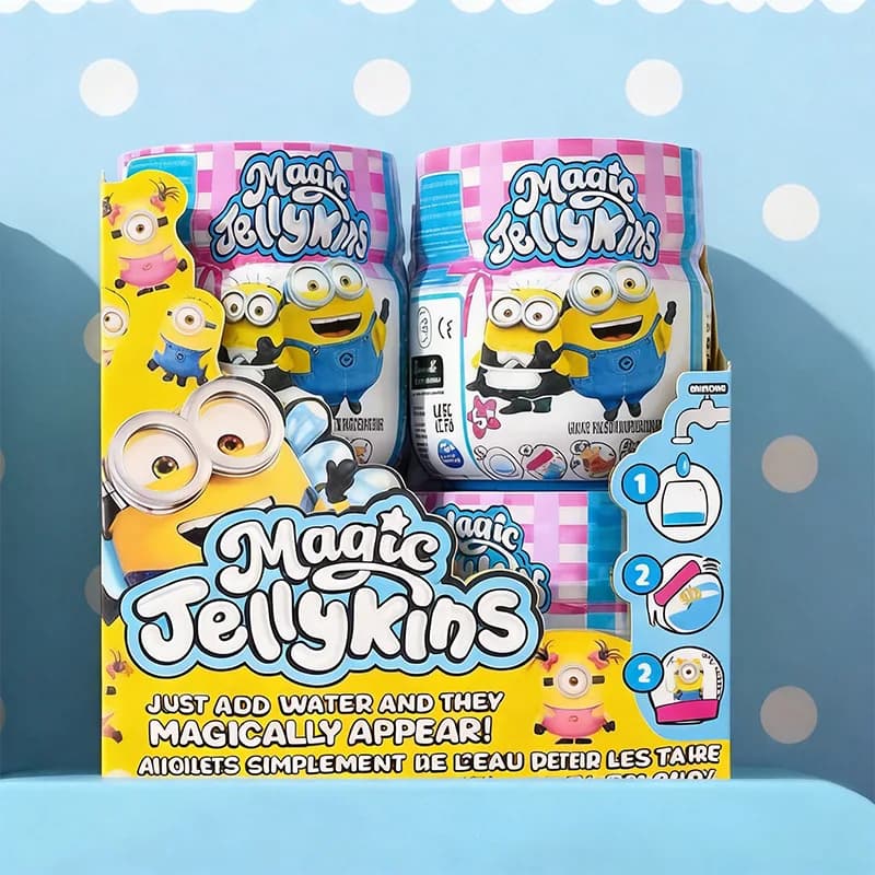 Spmt Minions Magic Shake Jar Surprise Blind Box Magic Pinch Music, Relieve Stress Fun Surprise Toy, Gift for People