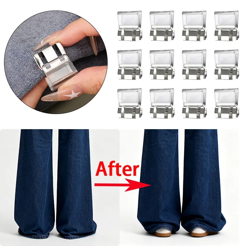 1 ~ 20 pezzi clip per pantaloni antiscivolo regolabile invisibile senza cucitura fibbia per nascondere clip nascosta staccabile per jeans, pantaloni