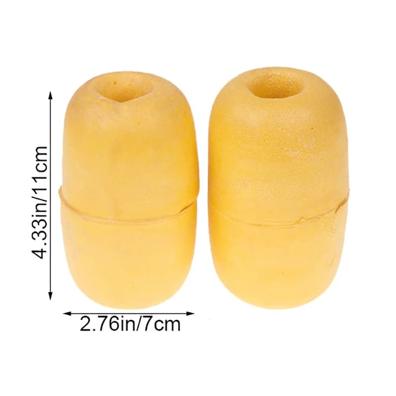 2Pcs 7x11CM Oval Deep Water Fishing Net Buoy Float Foam Crab Pot Marker Drift Anchor Rope Floating Marker for Tackle