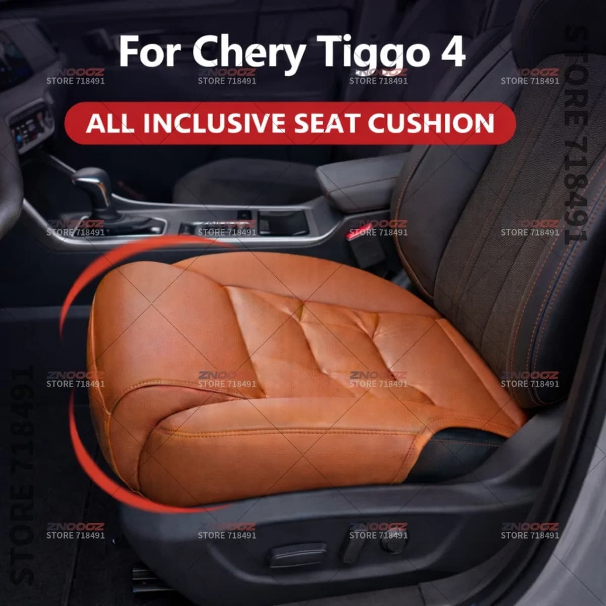 Extensible support for Chery Tiggo 4 Seat, Memory Foam Seat Cover, Extensor Bearing, Interior Accessories