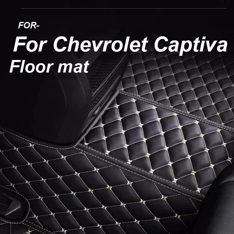 LUXURI Tappetini Auto Pavimento Per Chevrolet Captiva CN202S 2022 2023 7 Posti Tappetini Per Auto In Pelle Impermeabile Alfombrillas Accessori Auto