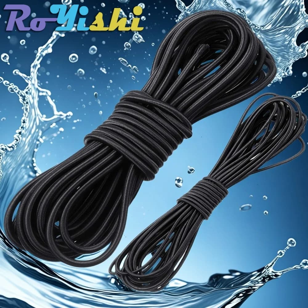 10M Forte Corda Elastica Corda Elastico Cucito Abbigliamento Forniture Artigianali per Gioielli Fai da Te Creazione di Tende Kayak Barca Borsa Bagagli