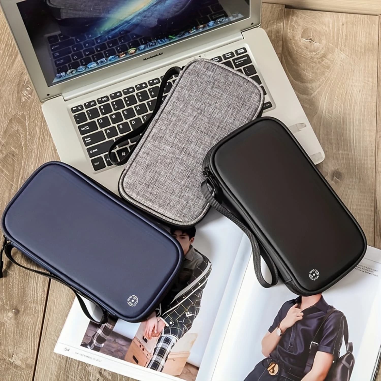 Borsa porta passaporto portatile multifunzionale: ottimo organizer da viaggio per i tuoi elementi essenziali!