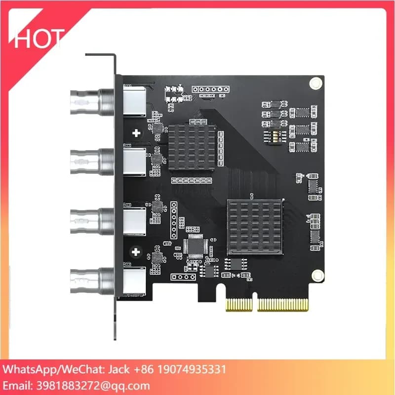 Scheda di acquisizione PCIE Acasis 4/2/1 canali Scheda video compatibile SDI/HDMI Scheda di acquisizione 1080P/4K 60Hz per PCIE-X4/X8/X16 per computer
