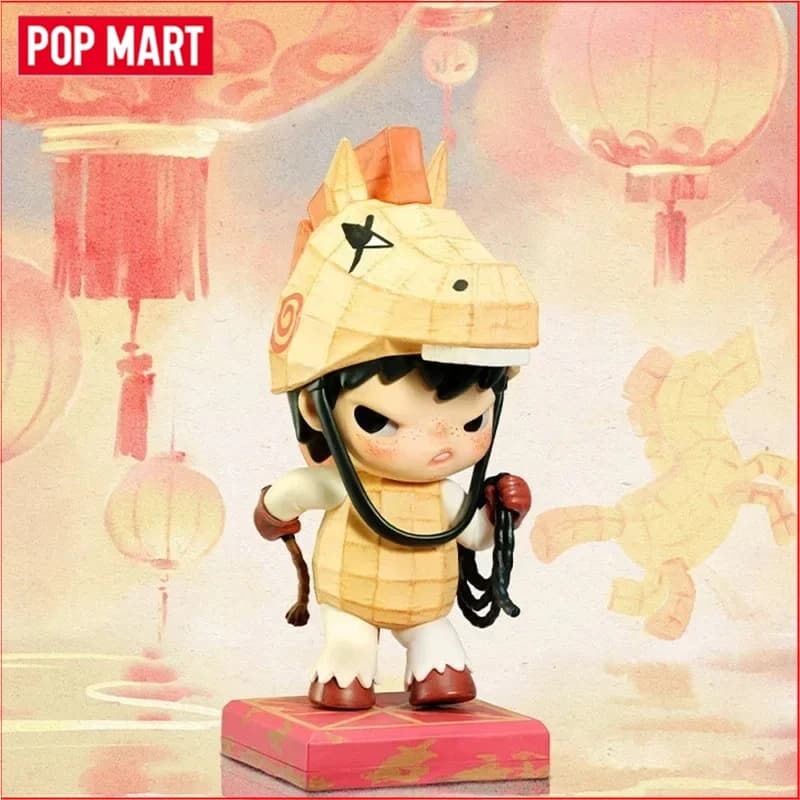 POP MART the Golden Gallop Series Blind Box - Mystery Toy Figure Home Decor Desktop Doll Model Genuine Collectible Ornament