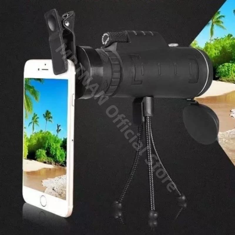 40 x60 Zoom militare HD potente binocolo telescopio professionale portatile a lungo raggio monoculare visione notturna bassa per la caccia