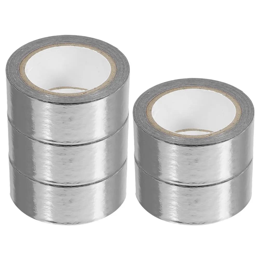5 Rolls Scrapbook Tape Hand Account Adhesive Sticker Lightweight Decorative Metallic Washi Tape for Diaries Notebooks DIY