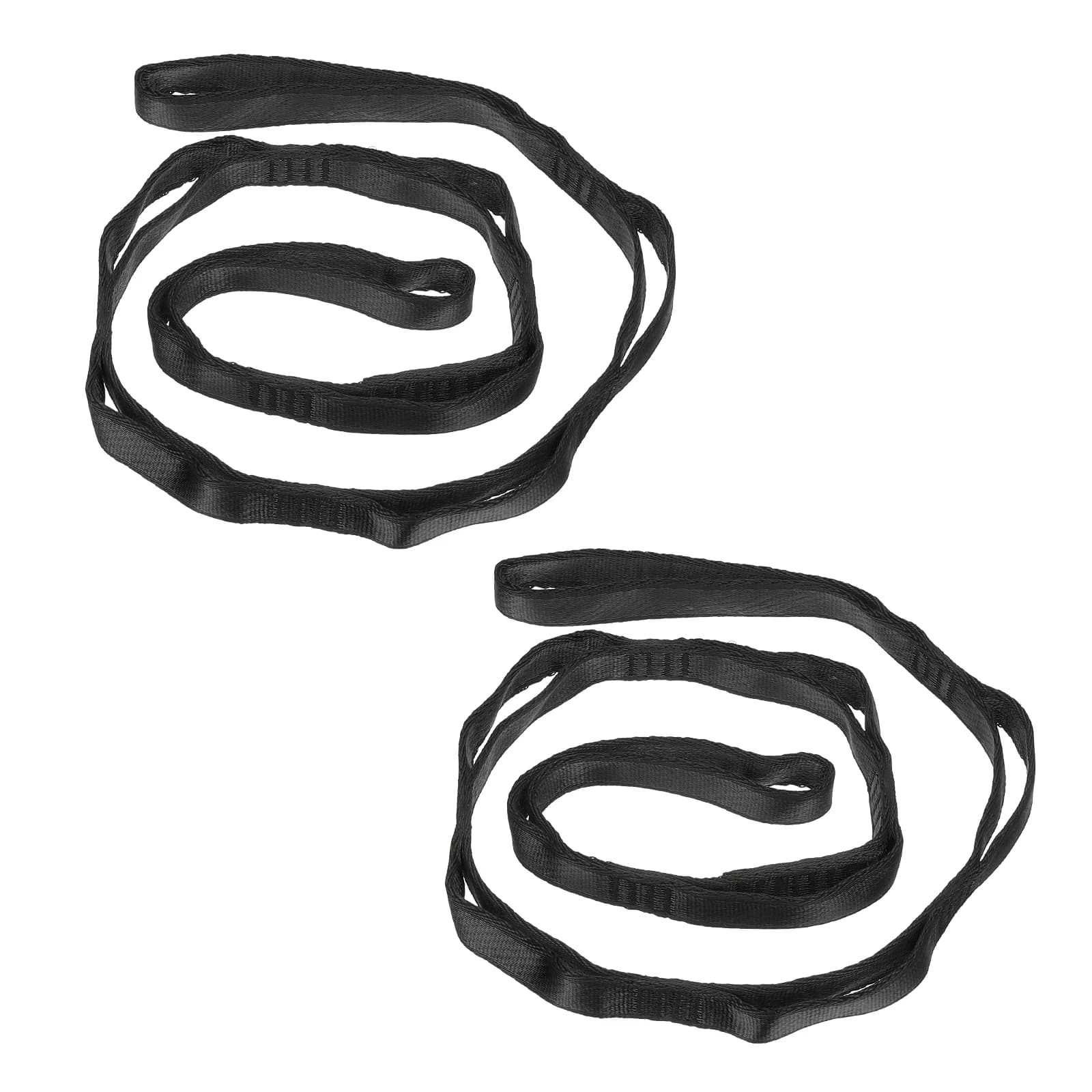 2 pieces Margherite chains Extension strap for yoga hammock with 8 rings Adjustable nylon climbing harness Fitness Pilates Exercise strap