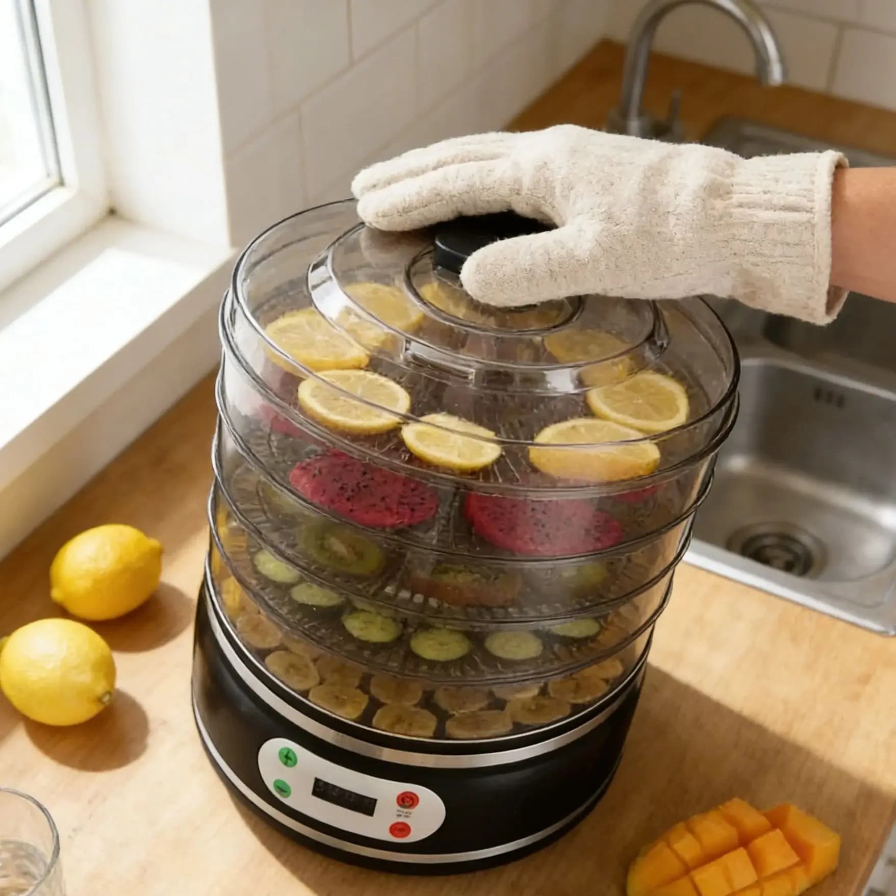 Disidratatore domestico versatile per materiali medicinali per frutta, verdura, carne, cibo per animali domestici, Longan essiccato