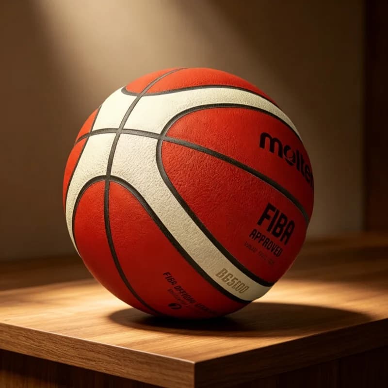 Pallone da basket Molten BG5000 taglia 7/6/5, certificato ufficialmente FIBA, in pelle. ​ ​ Pallacanestro Professionale