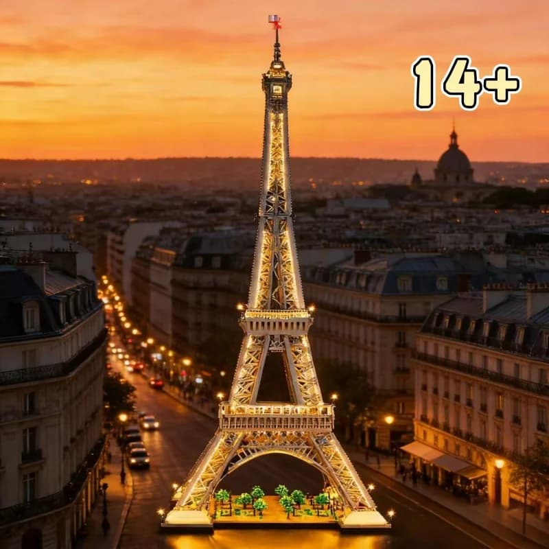 Kit luci LED nuovo modello 2026 compatibile con il set di costruzioni Torre 10307 (esclusi i blocchi di costruzione del modello)