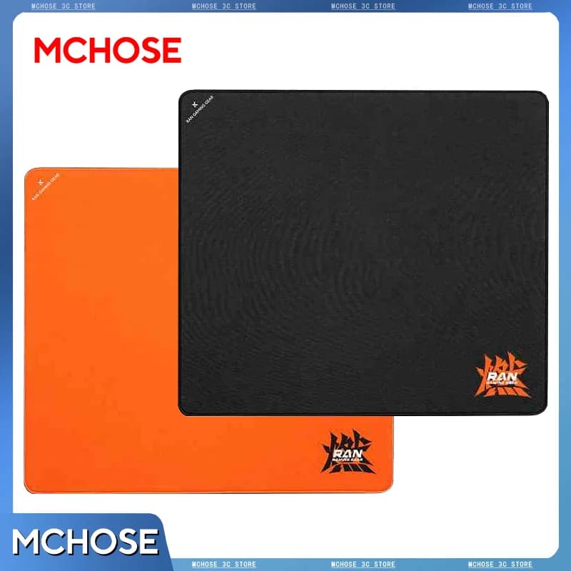 MCHOSE RAN+ Tappetino per Mouse con Tracciamento Preciso X-SOFT 490*420*4mm Extra Large per Gaming su Desktop, Controllo di Precisione ad Alte Prestazioni