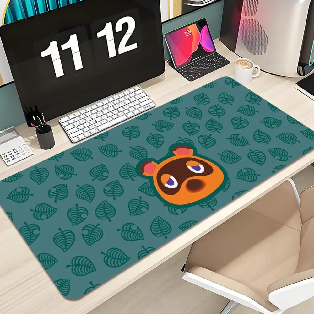 Animal Crossing New Horizons Tappetino per mouse Tastiera Tappetino per mouse grande 1200X600 mm Tappetino per scrivania PC Gamer Ufficio Tappeto Tappetino per tavolo di casa