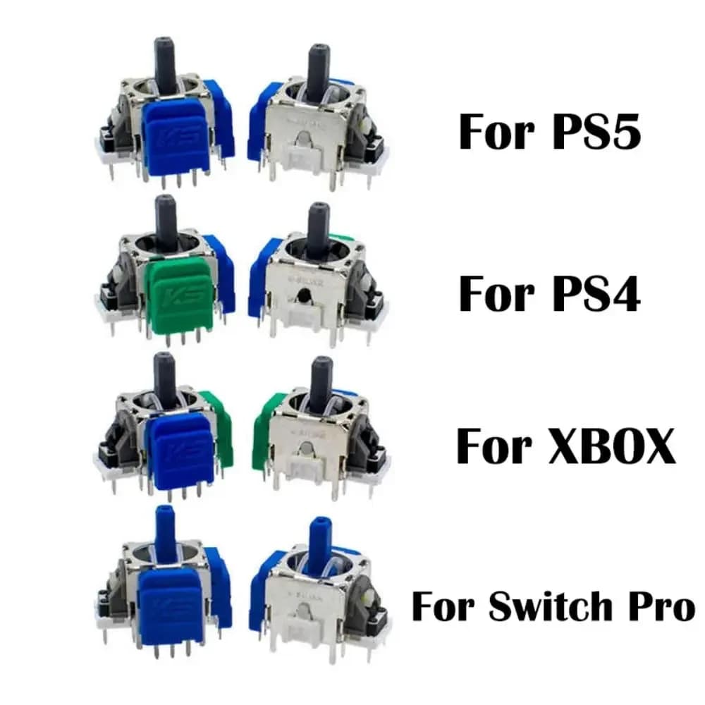 2-10 Pezzi Joystick con Effetto TMR di Ricambio per Controller PS5/PS4/XBOX/XBOX ELITE, Gamepad Anti-drift con Sensore Analogico 3D, Accessori