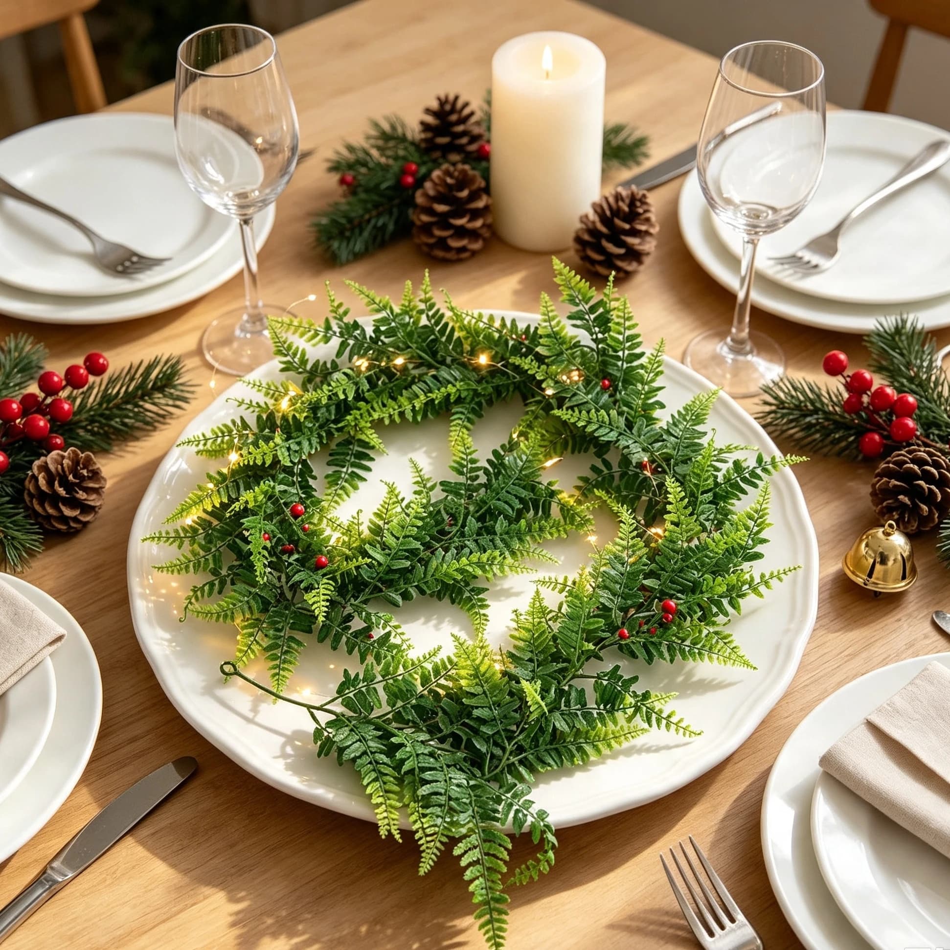2/4 Pcs Artificial Plants Hanging Ivy Christmas Tree Party Wedding Arch Layout Outdoor Home Yard Decoration DIY Gift Box Wreaths