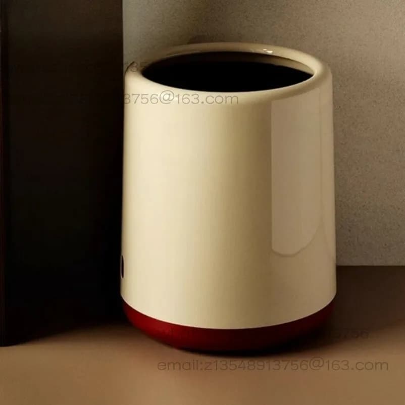 Cestino per Rifiuti Domestico di Lusso Leggero per Soggiorno, Cucina, Bagno, Camera da Letto, Ufficio, Studio, Contenitore per Rifiuti e Oggetti