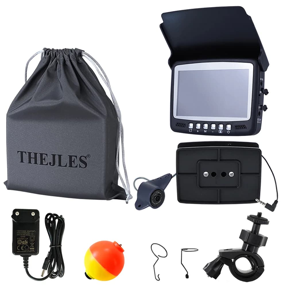 4.3 Inch IPS Underwater Fishing Camera With 8 Infrared Lamp On/Off Function Waterproof IP68 For Fish Finder To Boy/Men's Gift