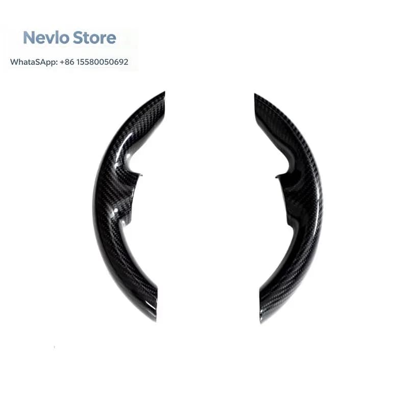 Dry Carbon Fiber Steering Wheel Cover for Tesla Model 3/Y 2016-2023