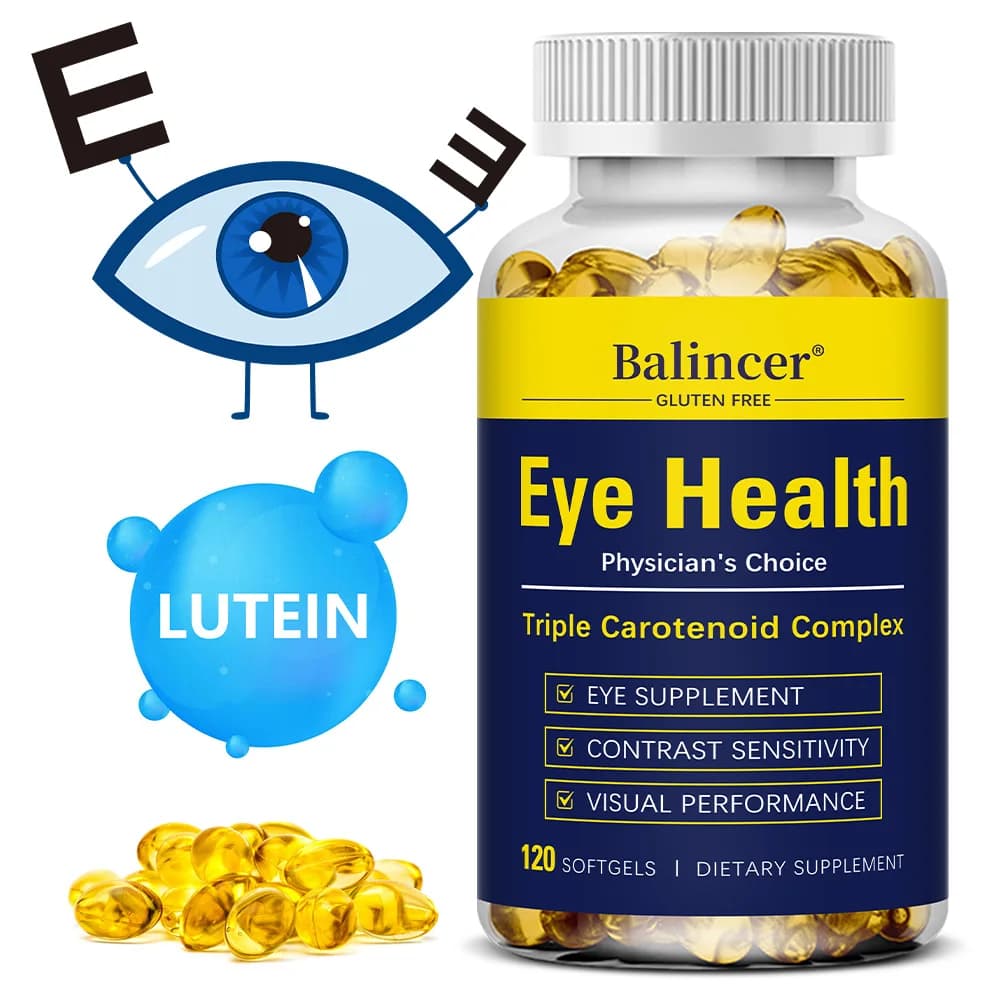 Lutein - Essential supplement for the health of vitamin and eyes, promotes eye health, antioxidant, vegetarian, 120 capsules