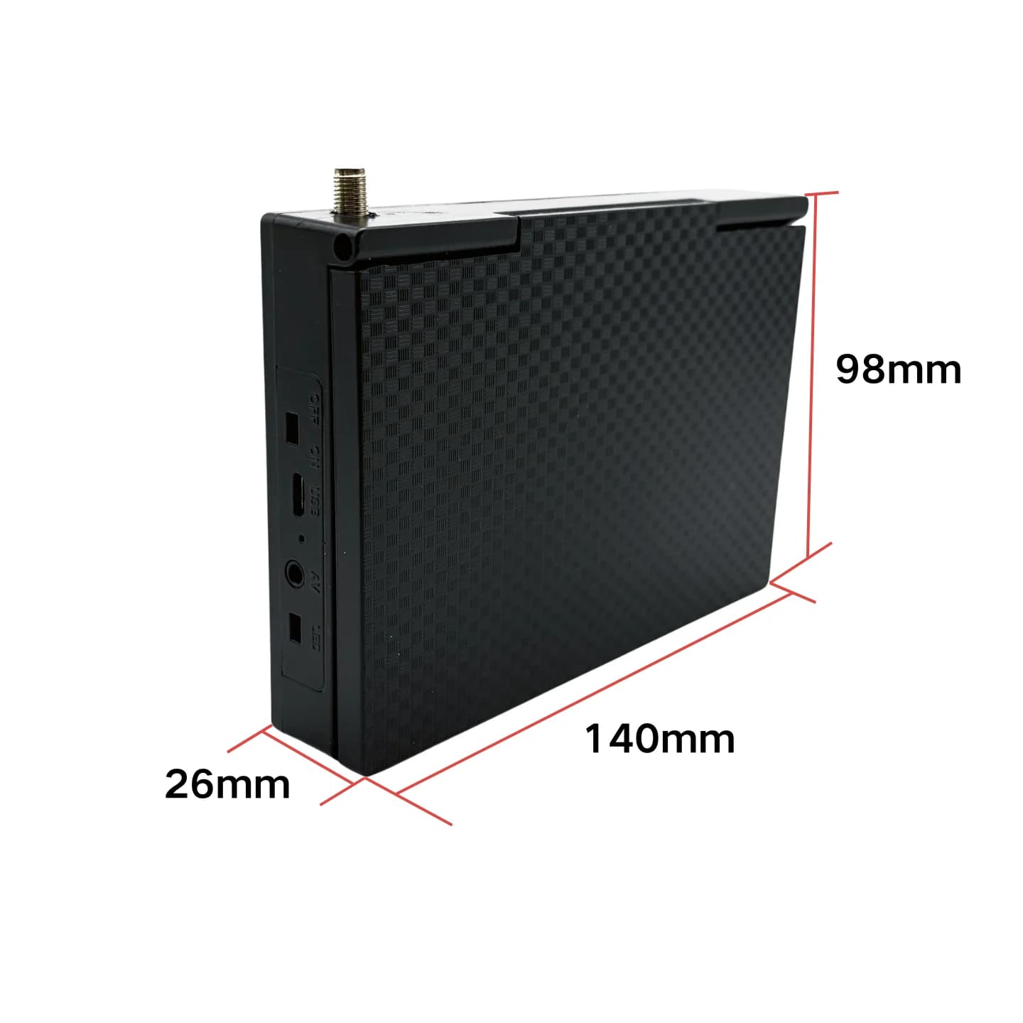 SLONWAKE 5.8G 56CH Monitor with 5 Inch IPS LCD Screen 800x480, Built-in Receiver with 2500/5000mAh Battery for FPV drones and RC Multicups
