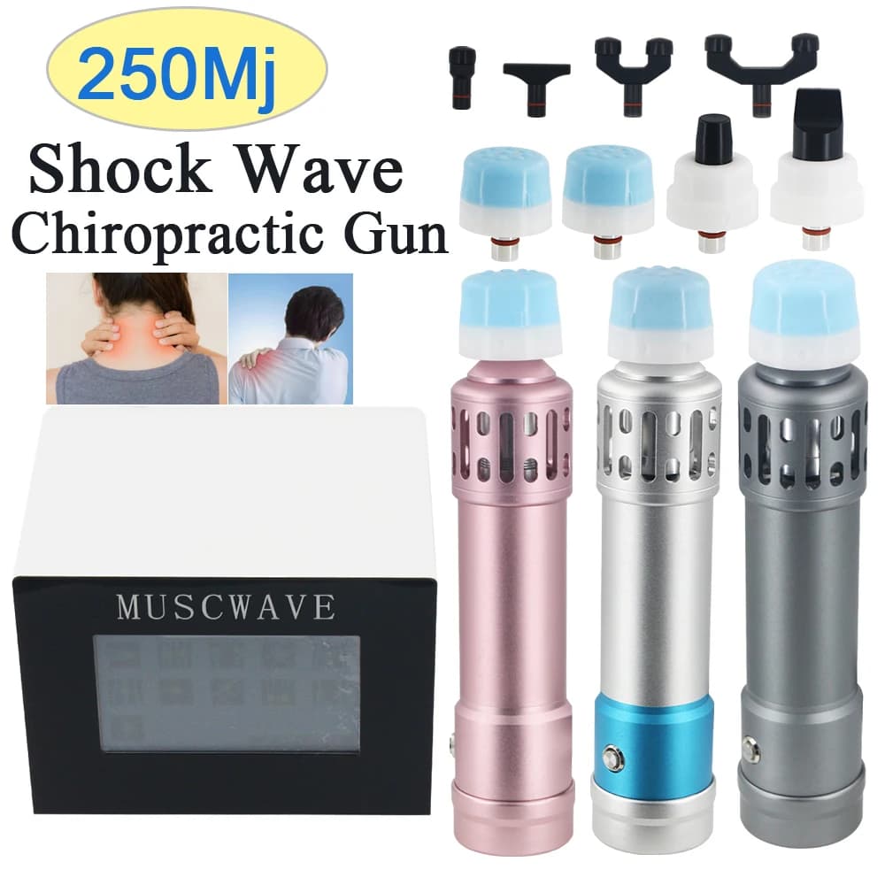 New shock wave therapy machine for treatment of erectile dysfunction Spinal adjustment Relaxation Pistola massager for chiropractic health care