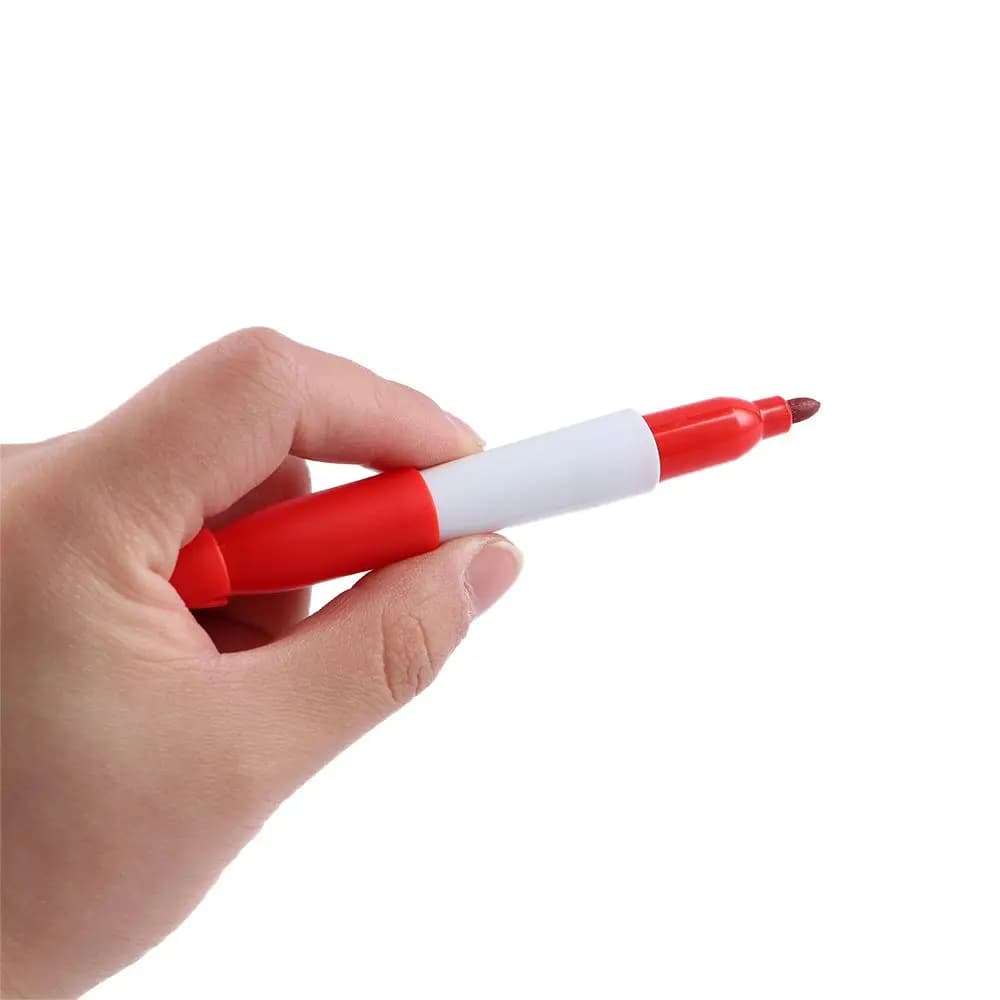 Clip per Linee di Posizionamento a Tre Tracce, Ausili per il Posizionamento del Pallino da Golf, Penna Marcatrice per Linee, Strumento per Marcature di Allineamento, Modelli per Disegno