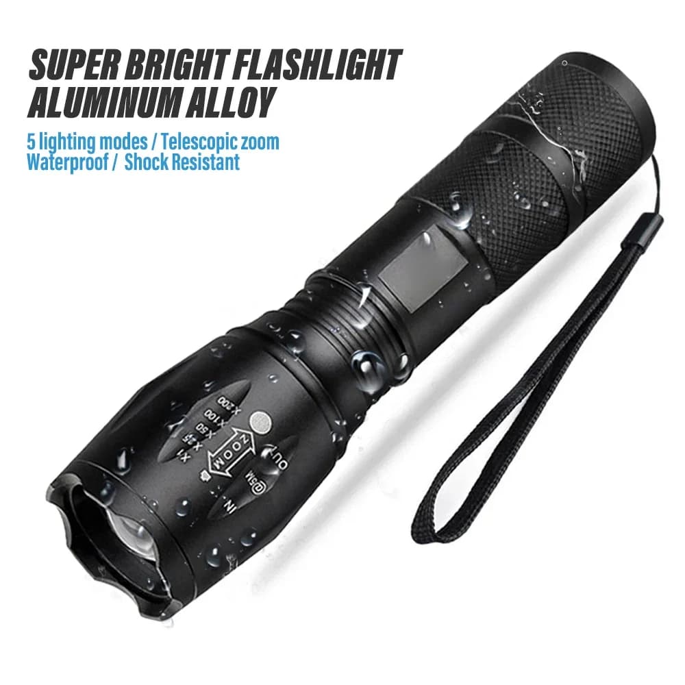Torcia LED portatile XP-G Q5 Mini Flash Light Torcia Lanterna 3 modalità di illuminazione Lampada da campeggio