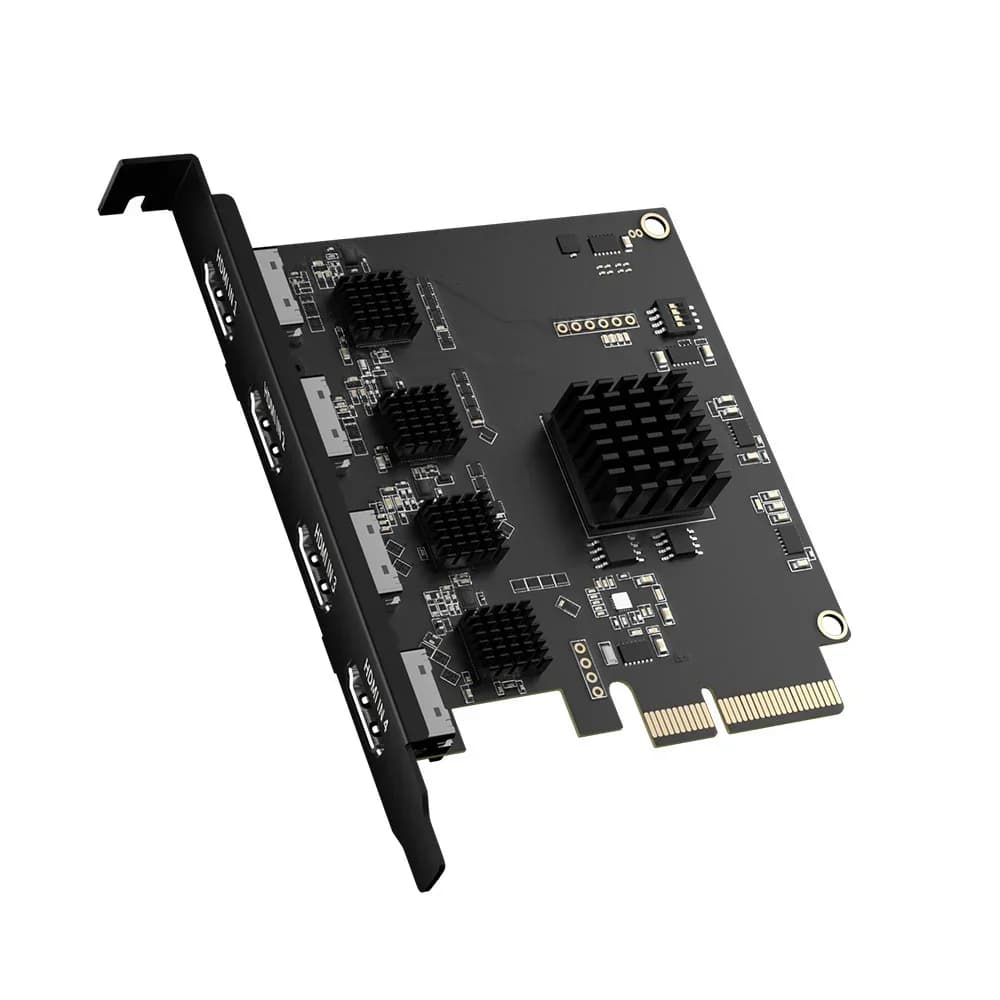 Acasis 4 HDMI Input 1080P 60FPS 4 Channel PCIe Video Capture Card