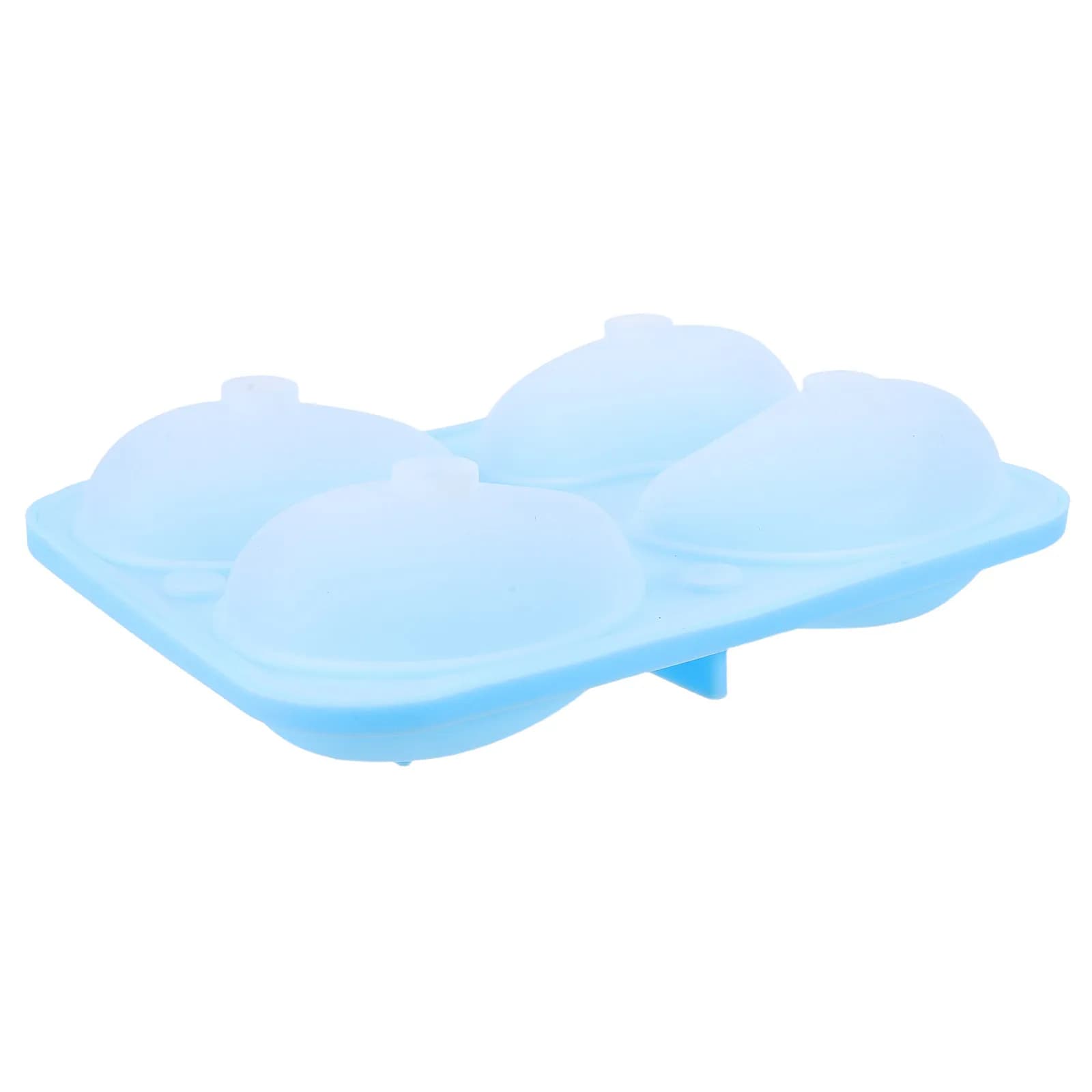 Set di 4 Stampi in Silicone a Forma di Mango, Stampo 3D per Dolci, Antiaderente e Facile da Sformare, per Mousse, Gelatina, Budino, Gelato