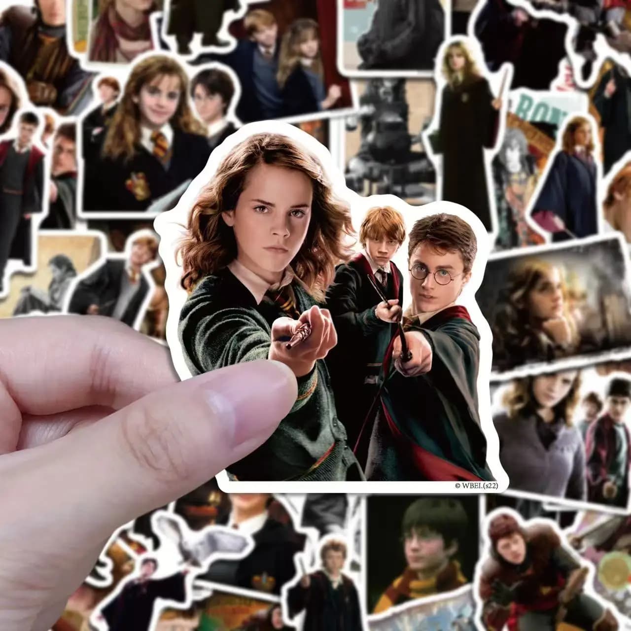 Genuine 50Pcs/Set Harry Potter Waterproof Stickers Handbook Scrapbook Photo Frame Calendar Card Decoration Decals Toys Gifts