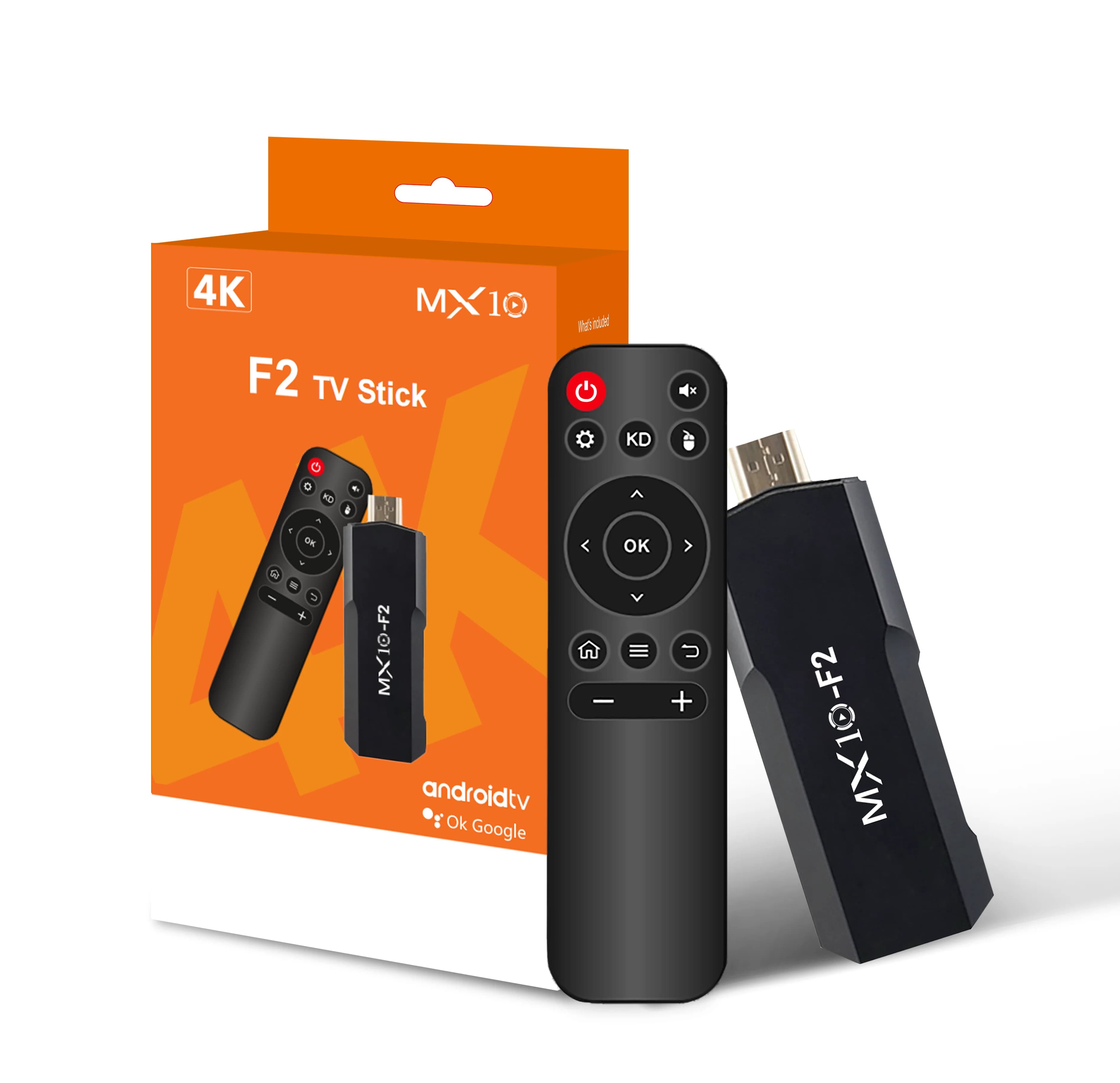 TV Stick 1gb 8gb 1 unit Android 2024 stb mx10 F2 TV Box Android 4k eu Android TV Stick