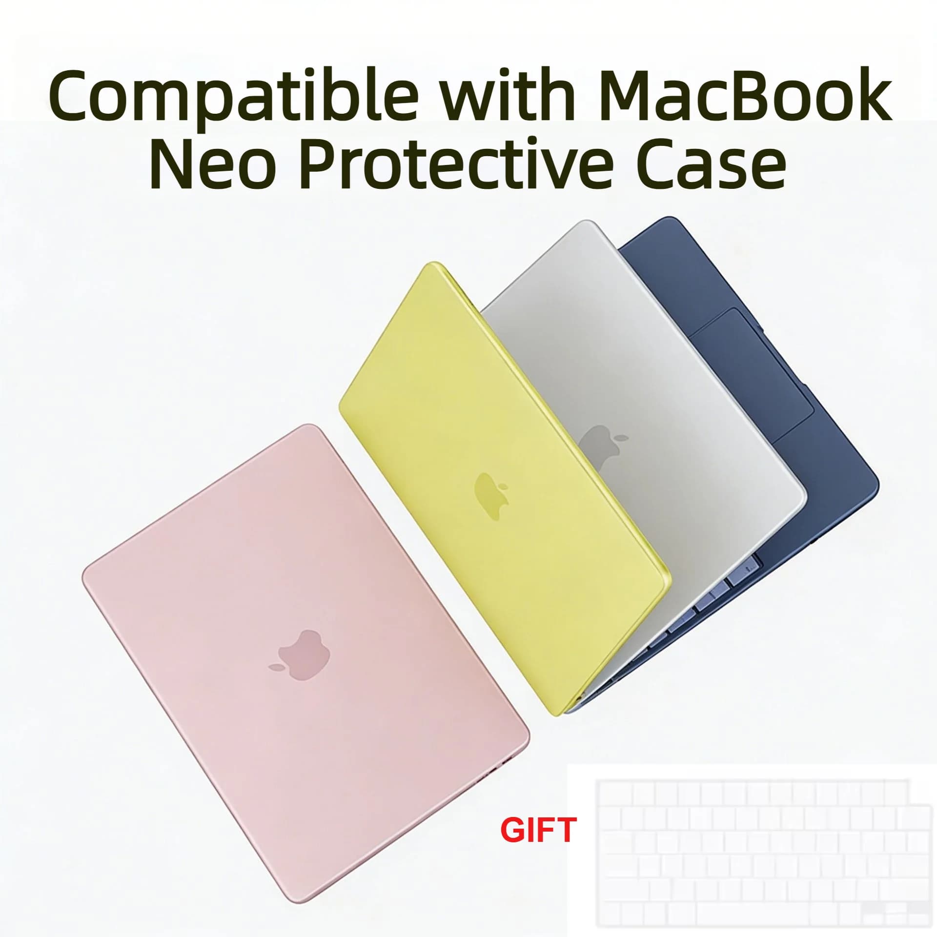 Nuova Custodia Rigida Opaca Multicolore 2026 per Laptop, Custodia per MacBook Neo 13 Pollici, Pellicola Tastiera in Omaggio