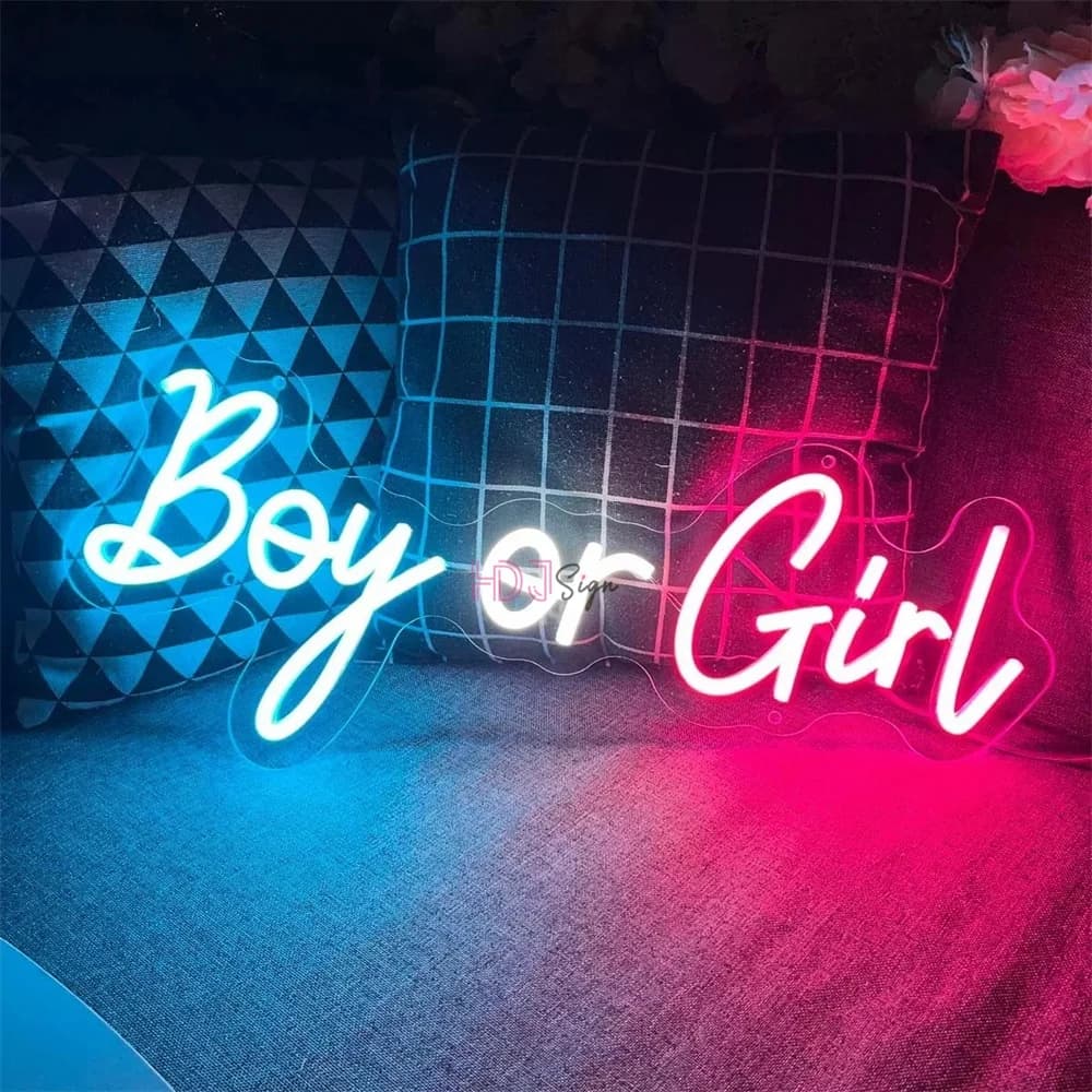 Insegna al neon a LED per ragazzo o ragazza Luci al neon personalizzate Lampada da parete Decorazione per camera da letto Festa Soggiorno Decorazioni per la casa Luci notturne USB