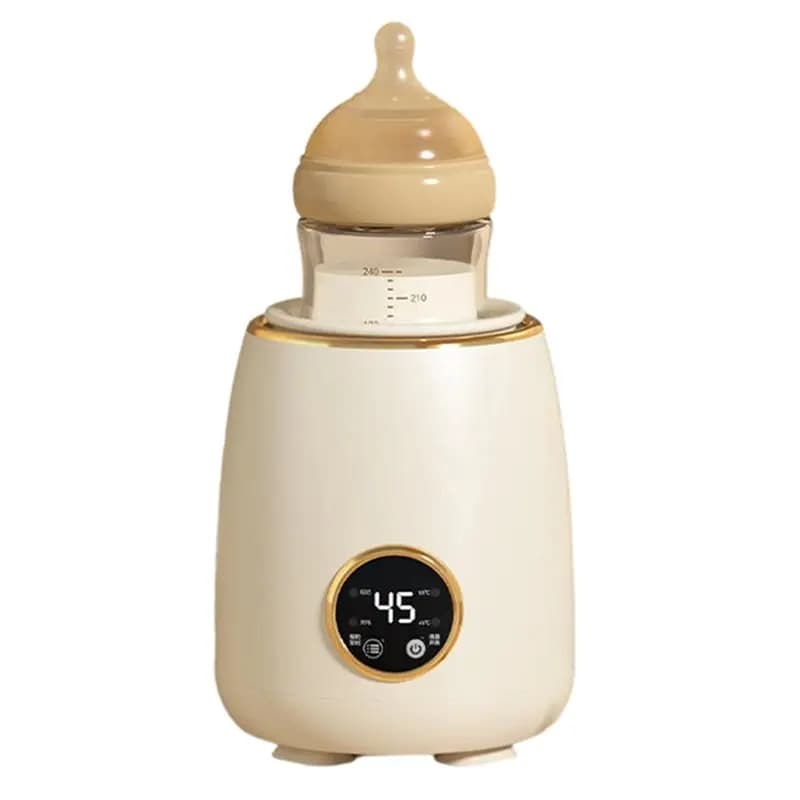 Frullatore elettrico per bottiglie di latte con display a LED, frullatore per latte portatile e regolabile per notte, shopping, campeggio, uso quotidiano