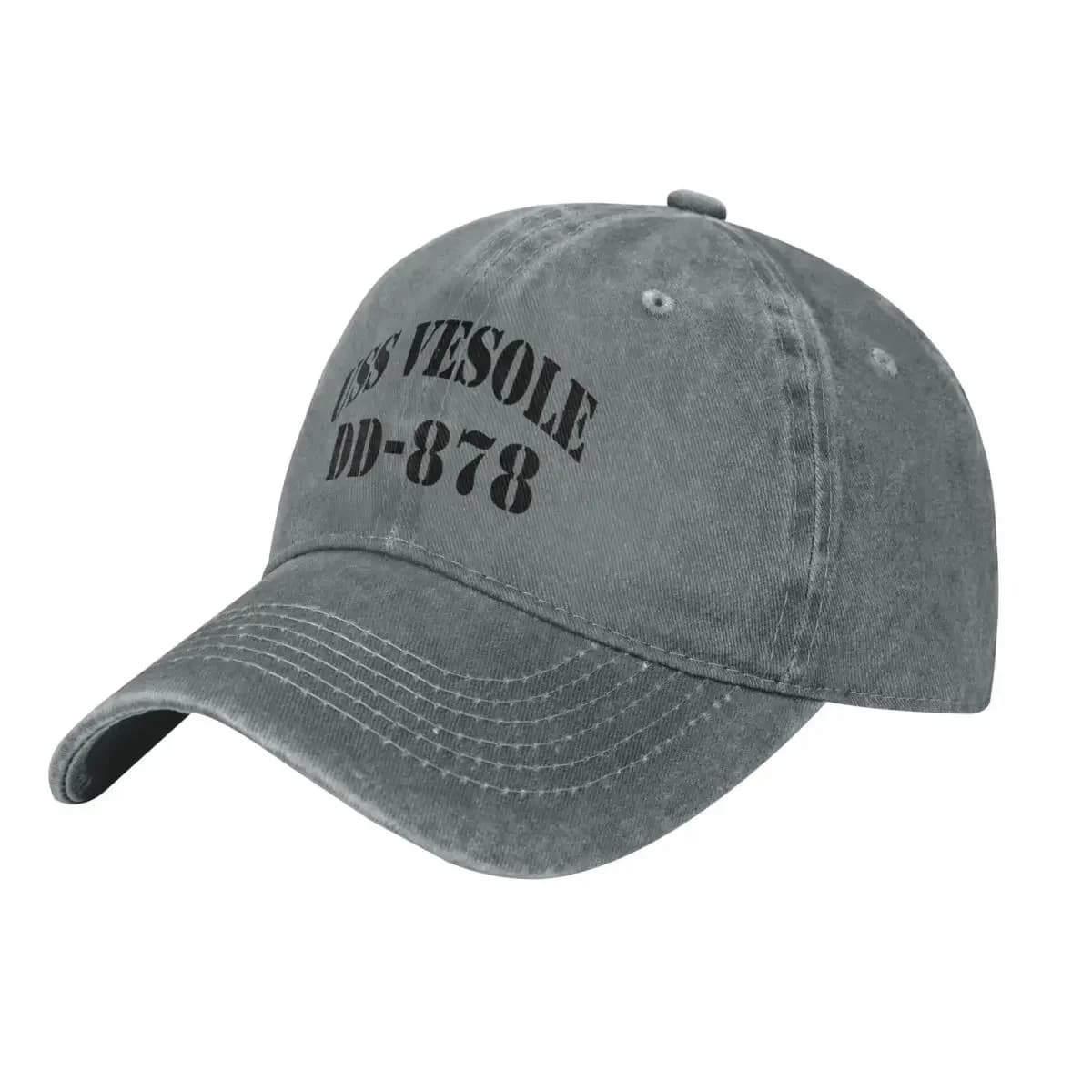 USS VESOLE (DD-878) SHIP'S STORE Baseball Cap luxury caps sailor cap for men tea Hat Cosplay Hats Man Women's