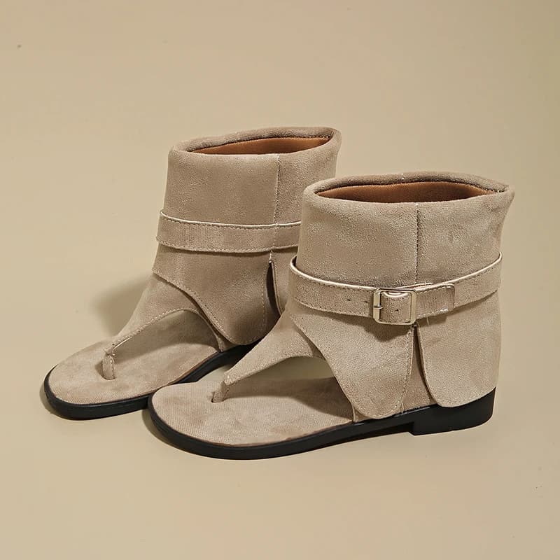 Sandali infradito da donna, pantaloni corti, versatili sandali romani per l'estate