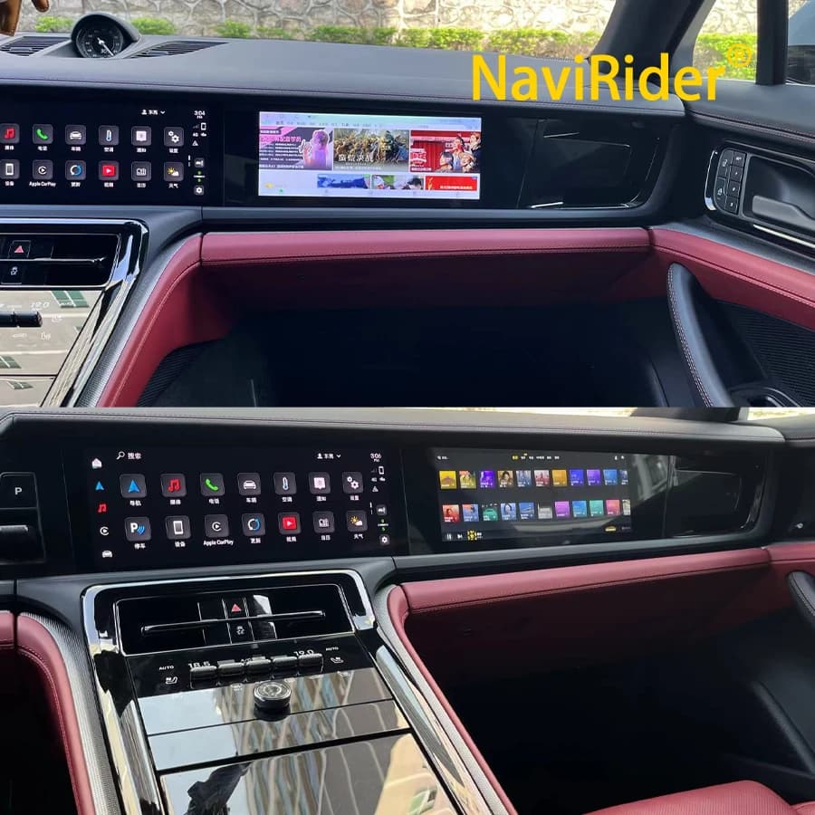 Autoradio senza fili Bluetooth WiFi Carplay Navigazione GPS per Porsche Panamera 2024 Copilota aggiornato Smart 11 "Schermo Android 14